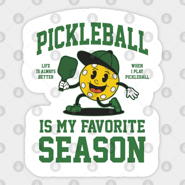 Pickleball Biggest Fan Gift For Men Women Sticker by tearbytea